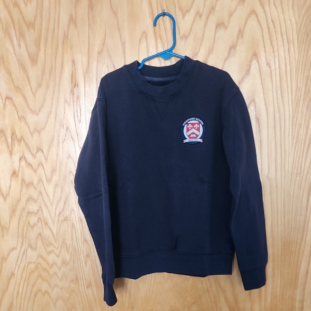 Stratford School Uniform Sweatshirt Size YS (7-8)